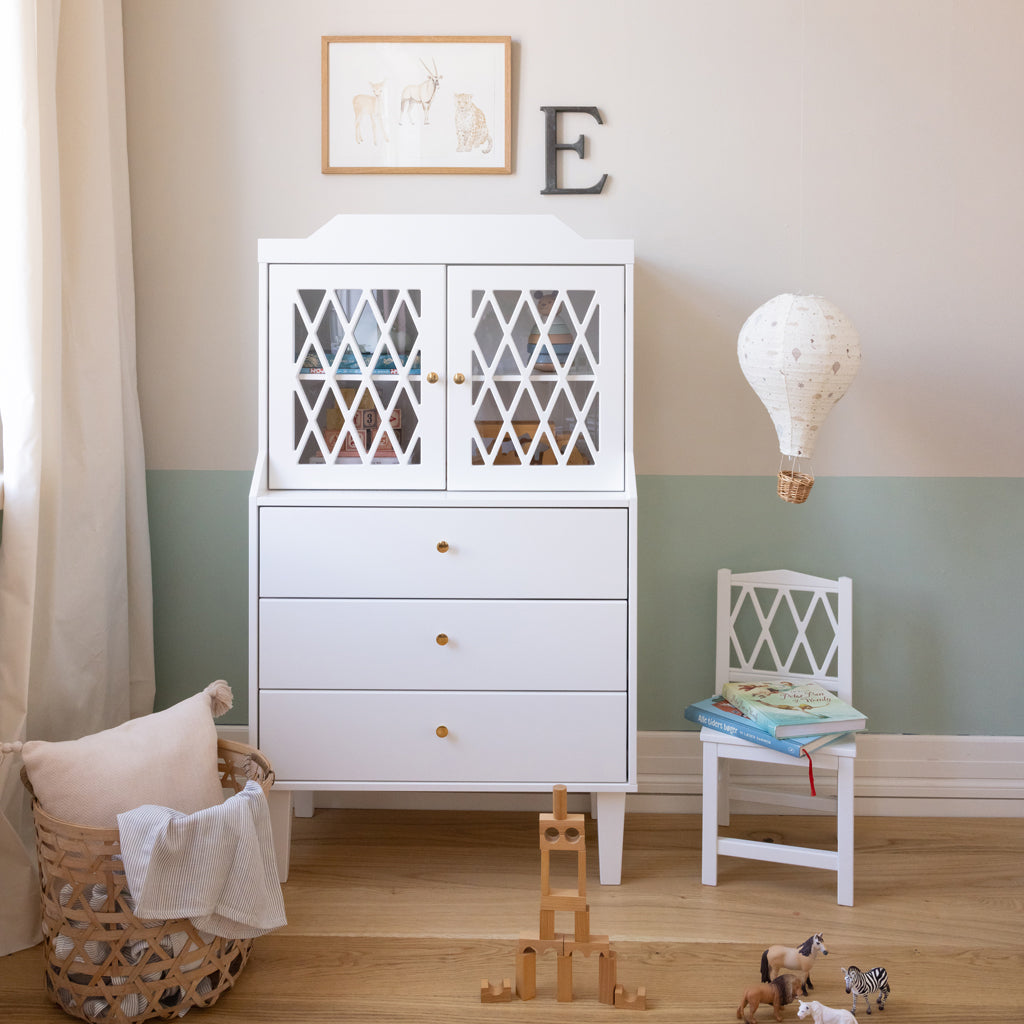 Harlequin French Cabinet -  FSC Mix - White