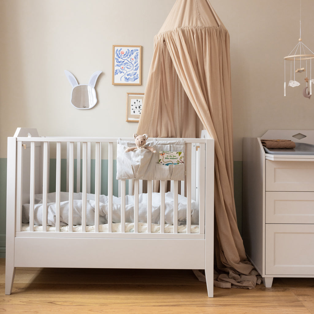 Luca Baby Bed - White