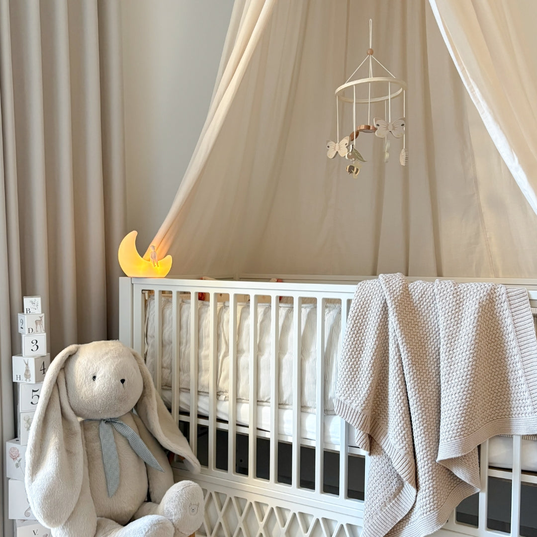 Bed Canopy - GOTS Light Sand