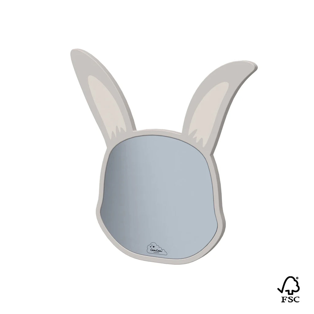 Miroir, lapin - FSC 100% - Sable