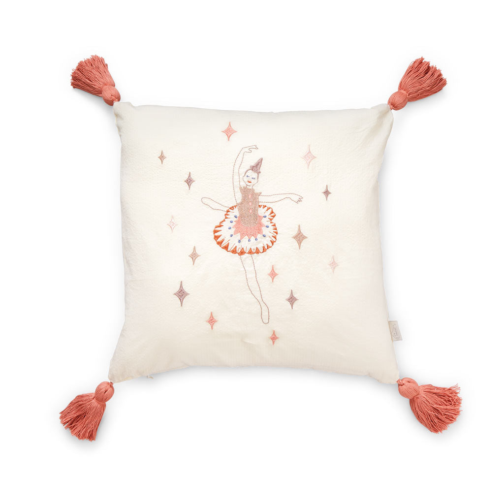 Embroidered Cushion - OCS - Ballerina