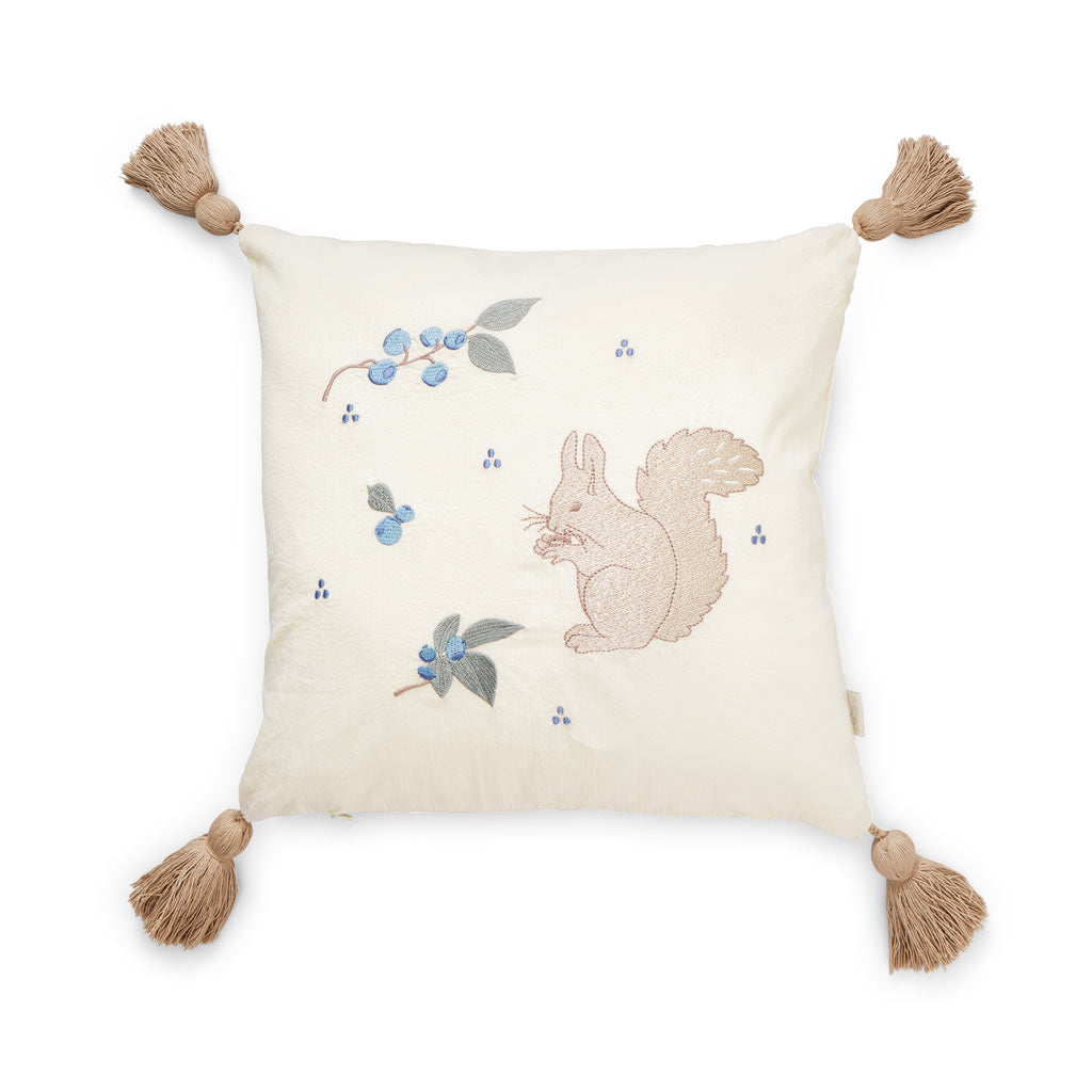 Embroidered Cushion - OCS - Blueberries