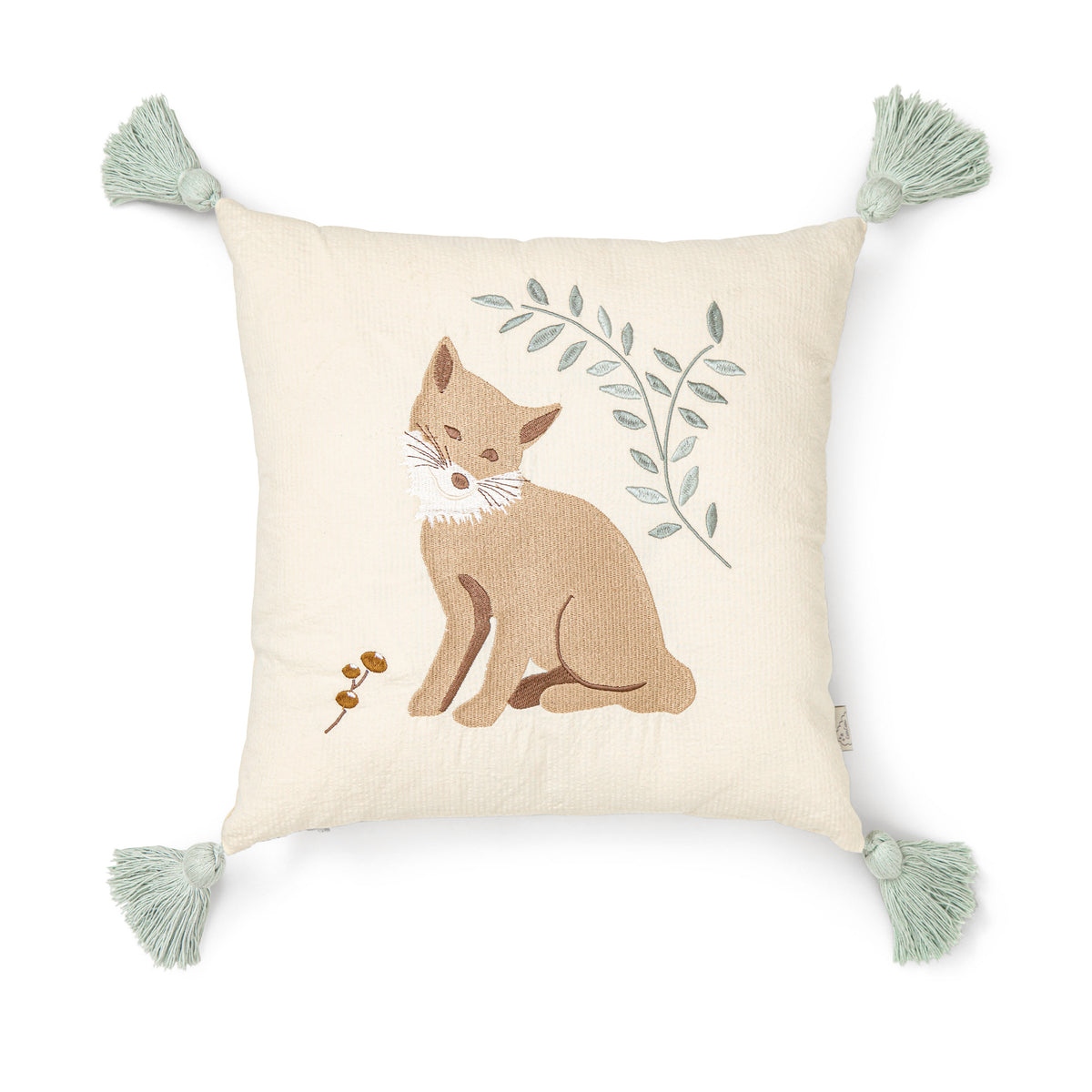 Embroidered Cushion - OCS - Woodland