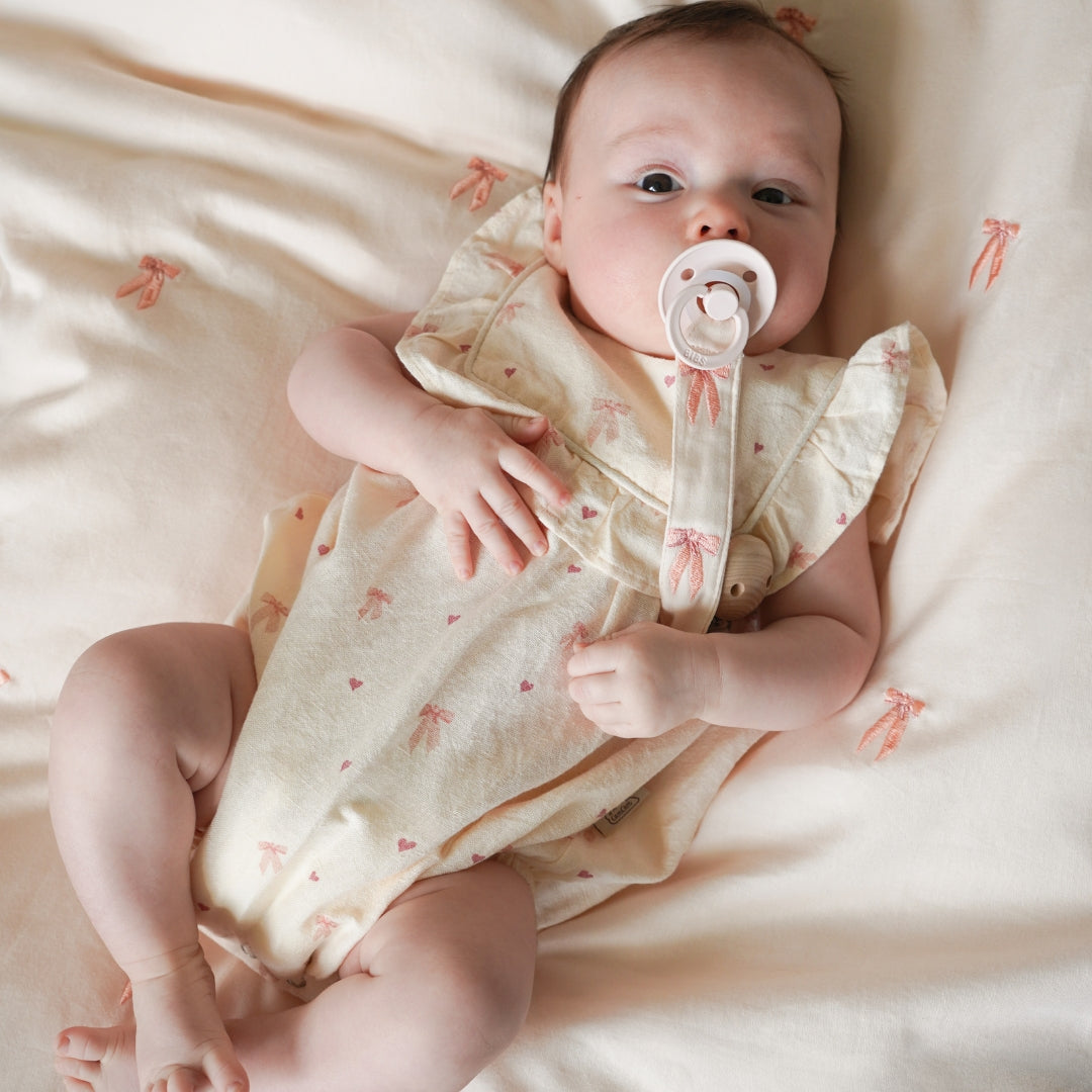 Edith Romper - GOTS - Bows