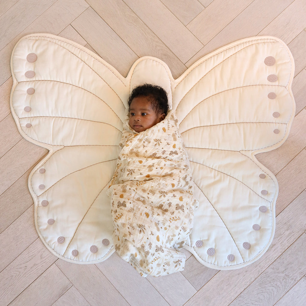 Swaddle - GOTS Butterflies