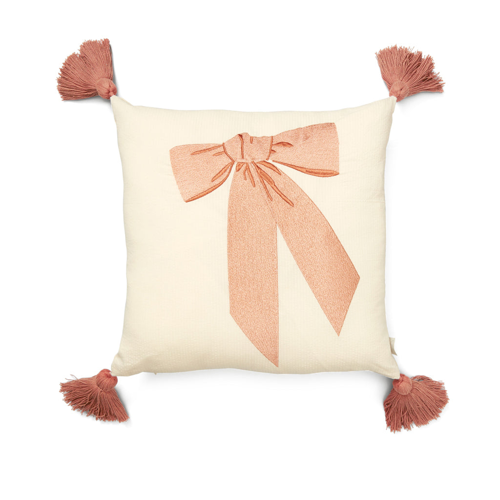 Coussin Brodé - OCS - Bows