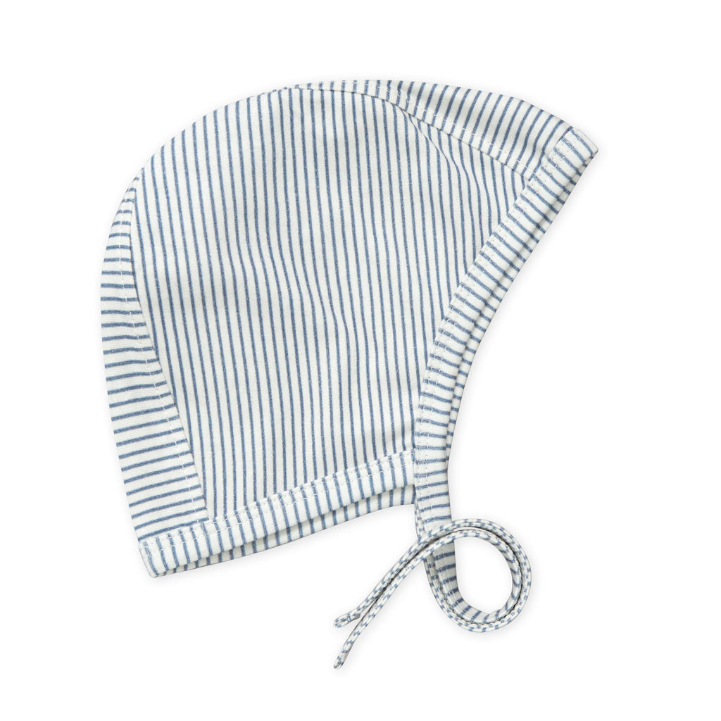 Bonnet bébé - GOTS - Classic Stripes Blue