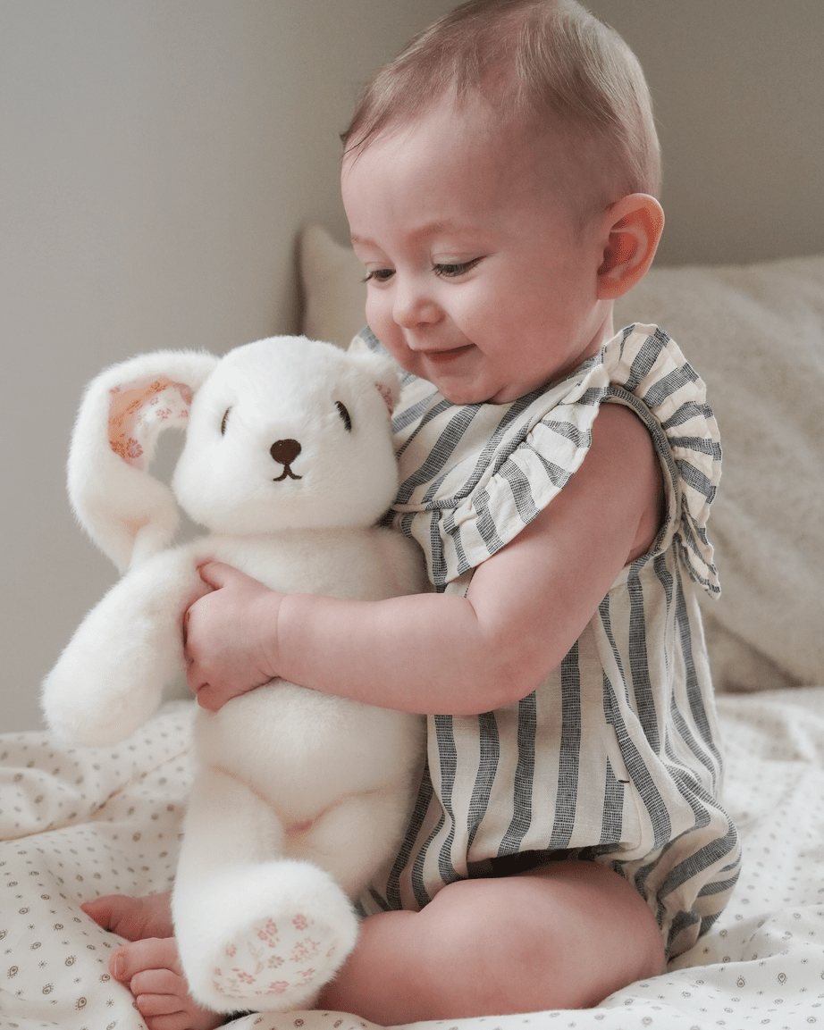 Peluche Billie lapin - Off-White/Augusta