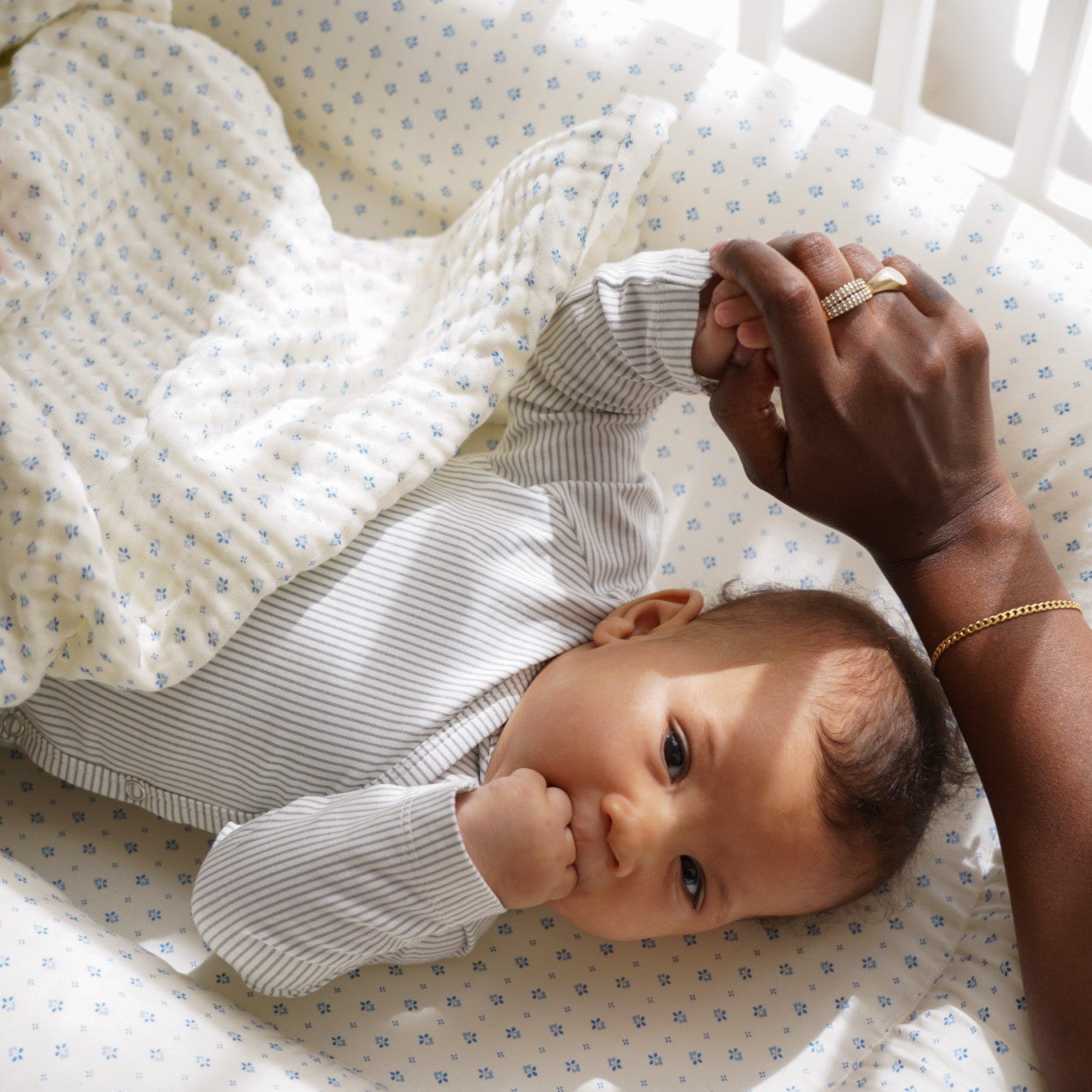 Couverture bébé en mousseline - GOTS - Caprice
