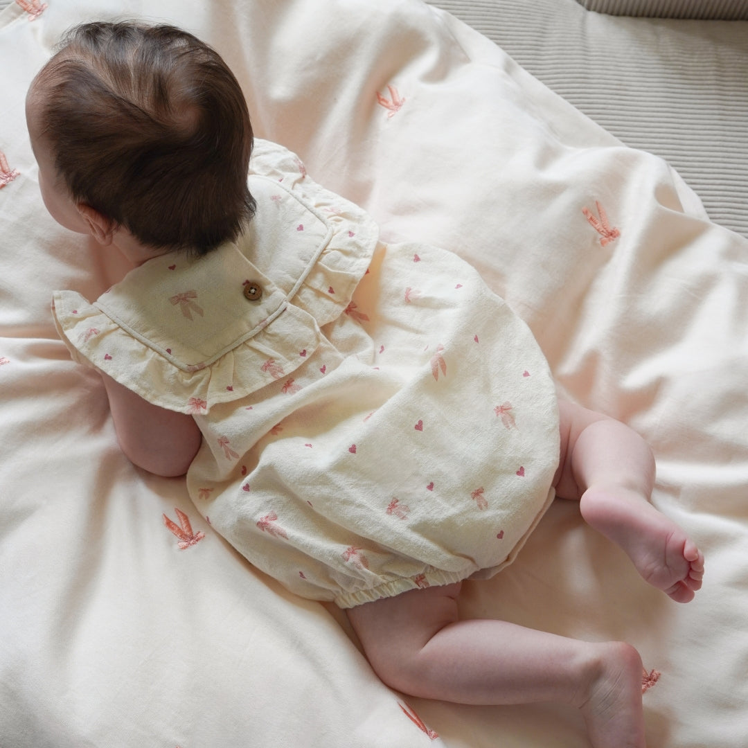Edith Romper - GOTS - Bows