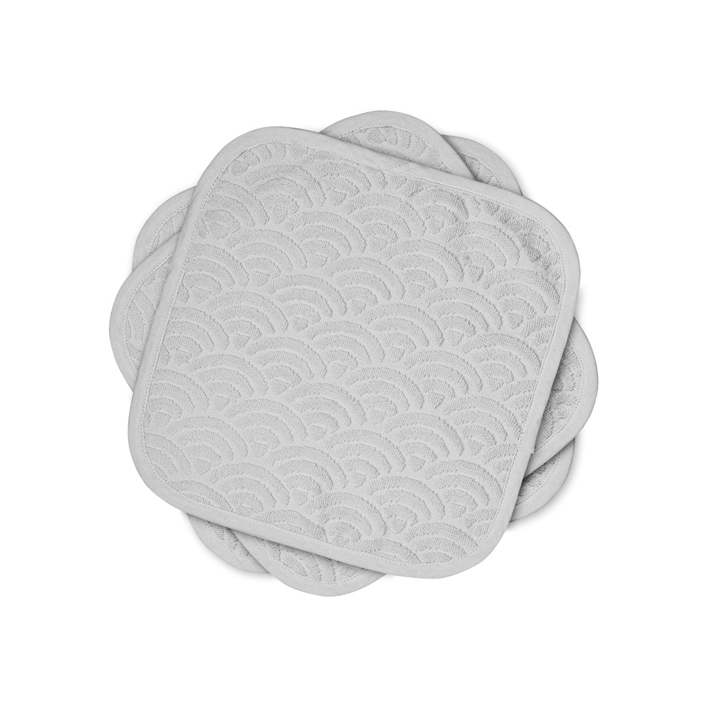 Lingettes de Toilette, paquet de 3 - GOTS Classic Gris