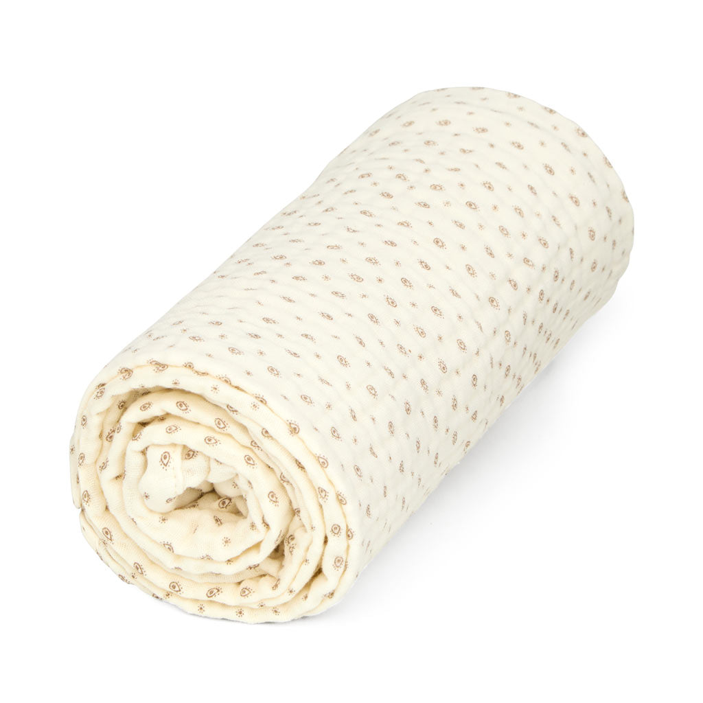 Couverture bébé en mousseline- GOTS - Rowan