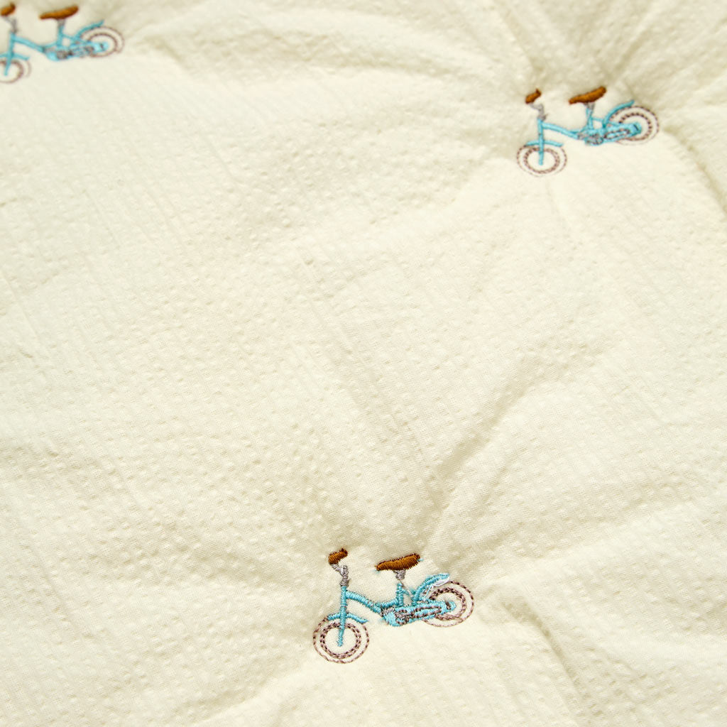 Couverture Brodée pour Enfants - OCS - Bicycles