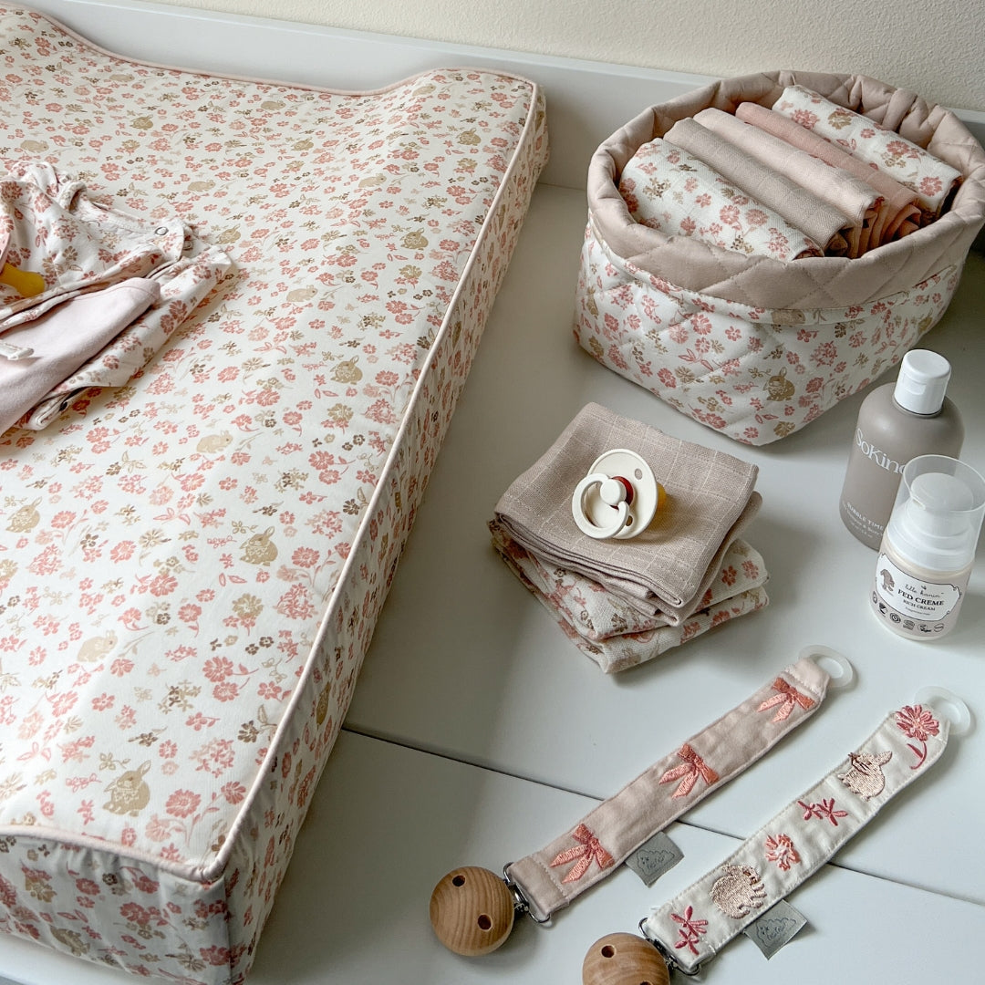 Lingettes de Toilette en Mousseline, set de 3 - GOTS - Augusta