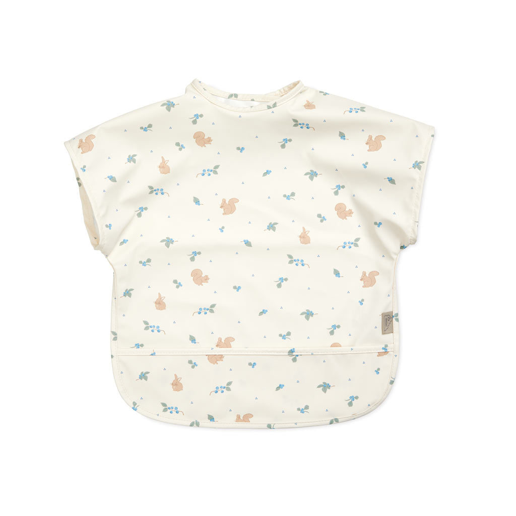 Short Sleeved Bib - Blueberries