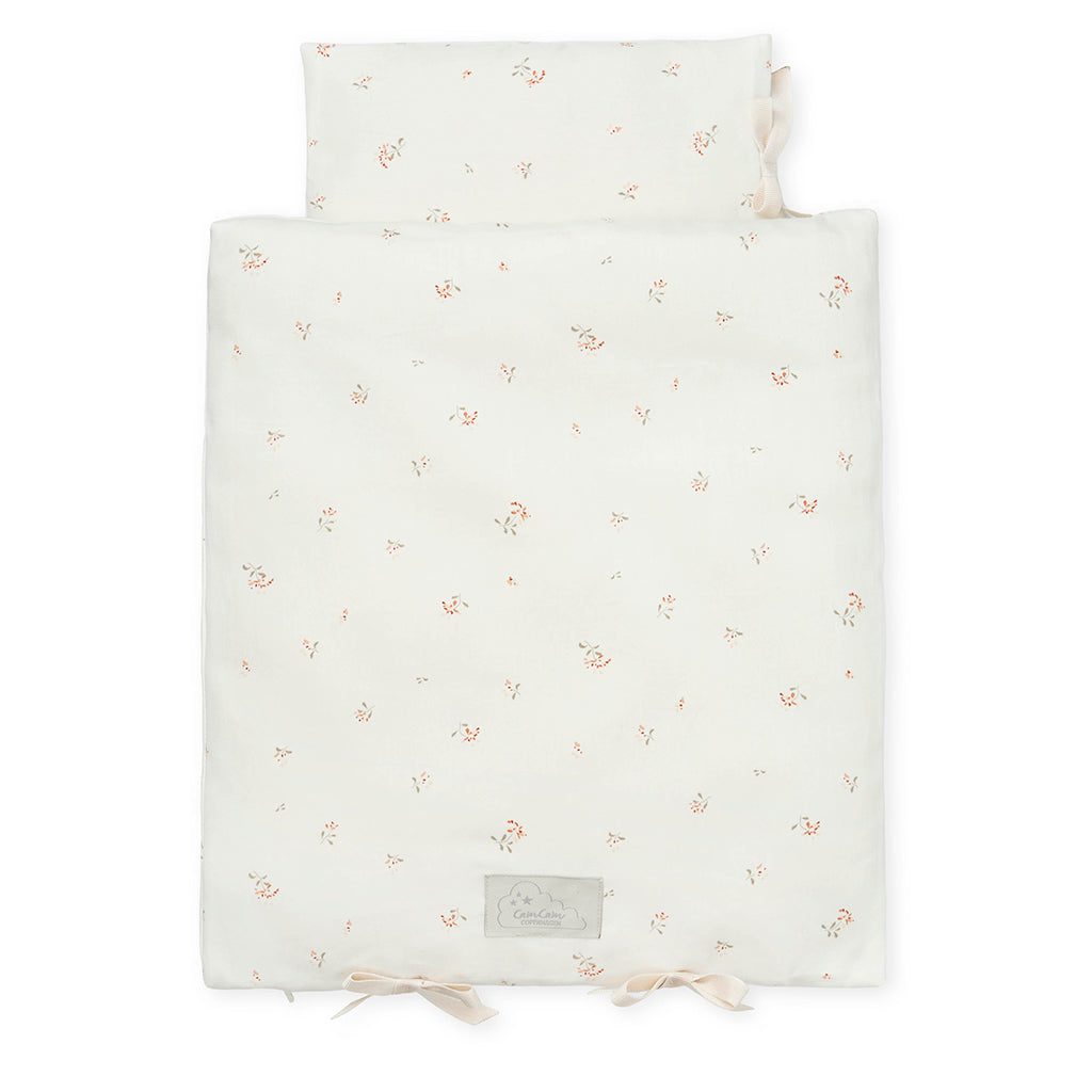 Doll's Bedding - GOTS Poppies