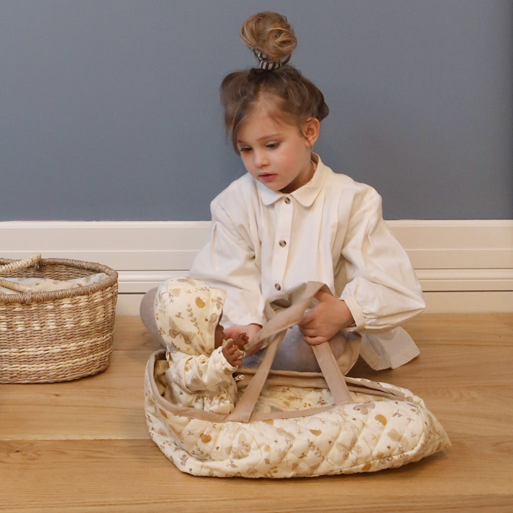 Ensemble de vêtements et bonnet pour poupée - GOTS Butterflies