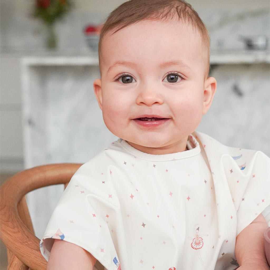 Bavoir à Manches Courtes - Carousel