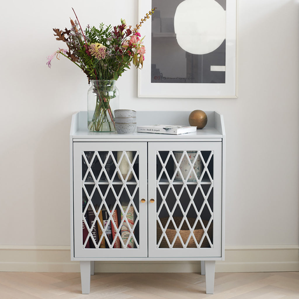 Table à langer Harlequin, FSC Mix - Gris clair
