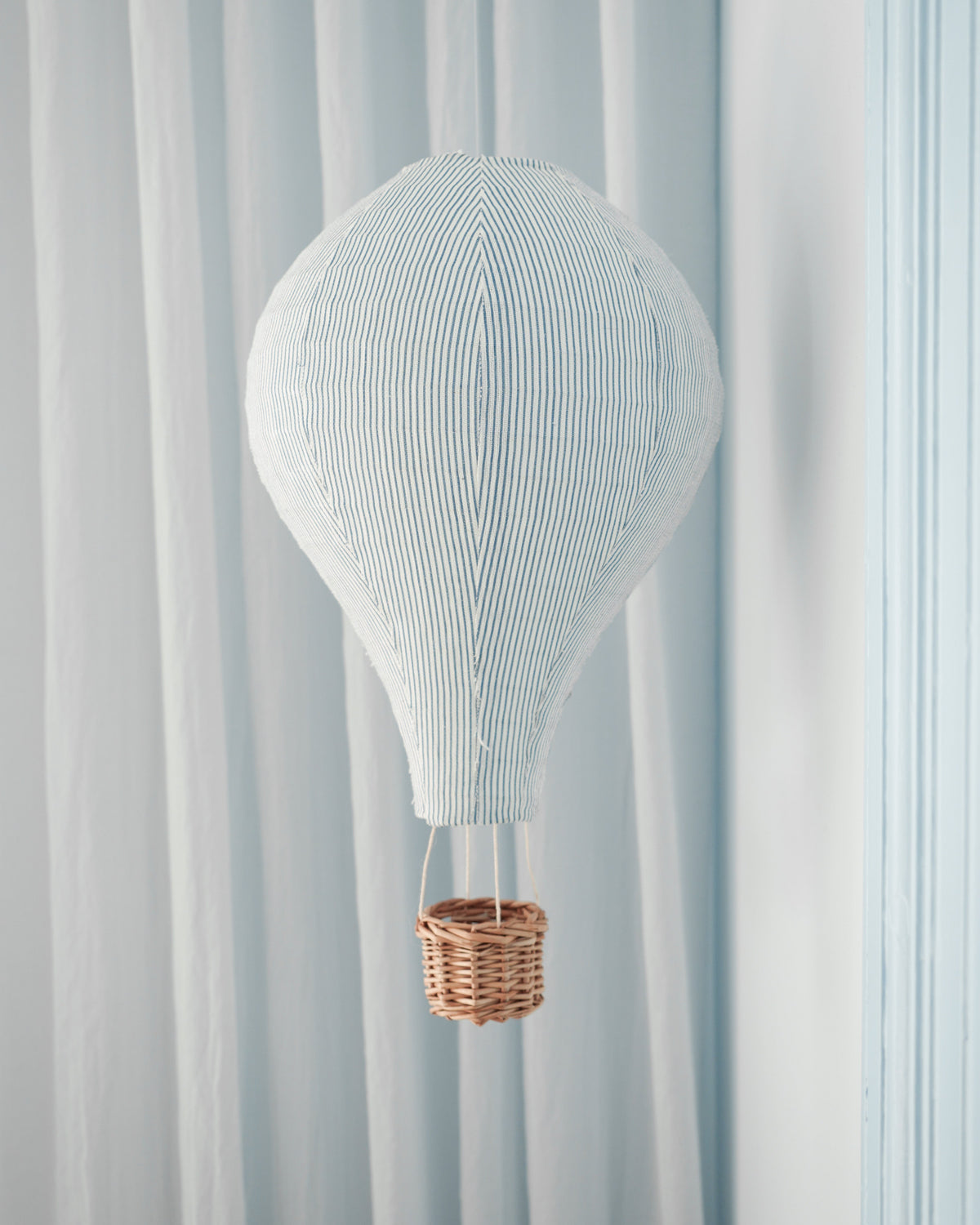 Abat-jour, Montgolfière - Classic Stripes Blue