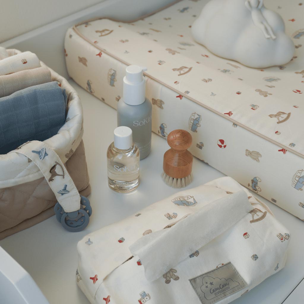 Attache-tétine Brodée - GOTS - Vintage Toys