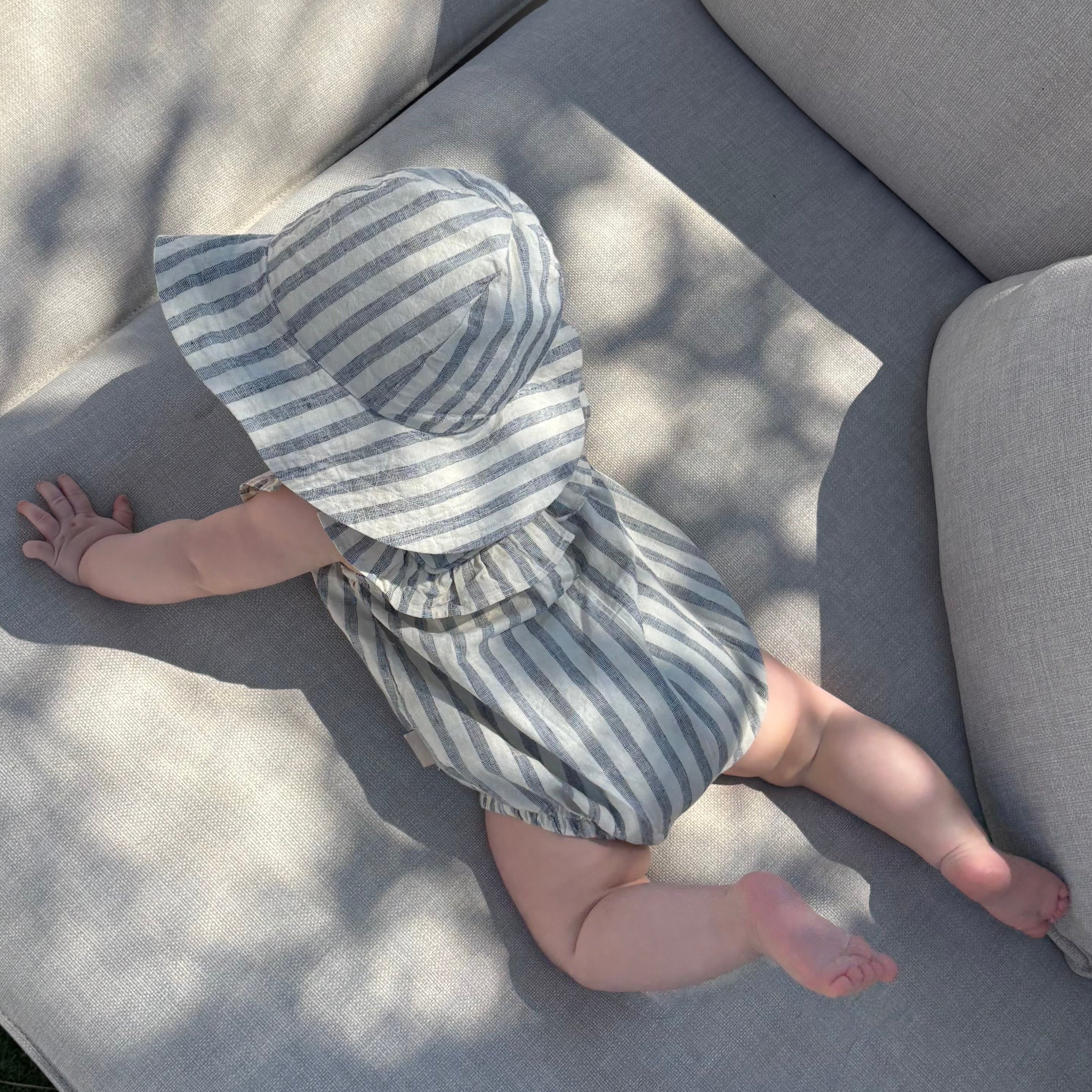 Edith Romper - GOTS - Summer Stripes
