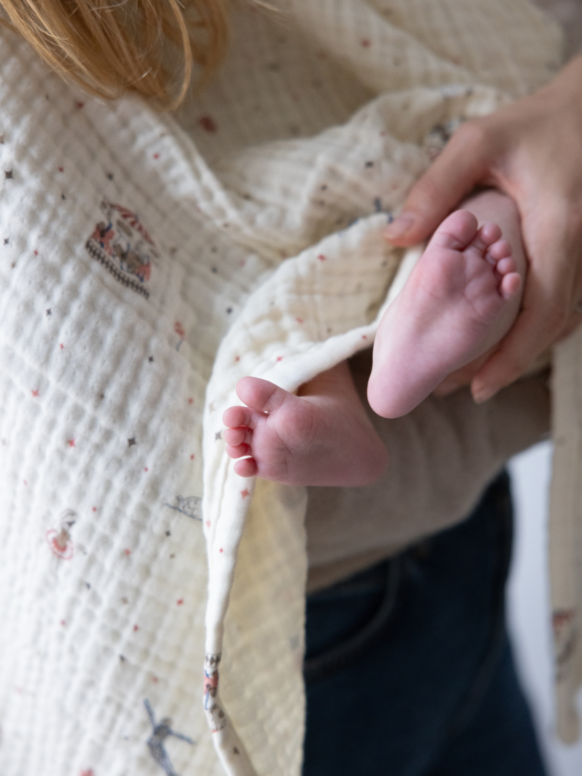 Muslin Baby Blanket - GOTS - Carousel