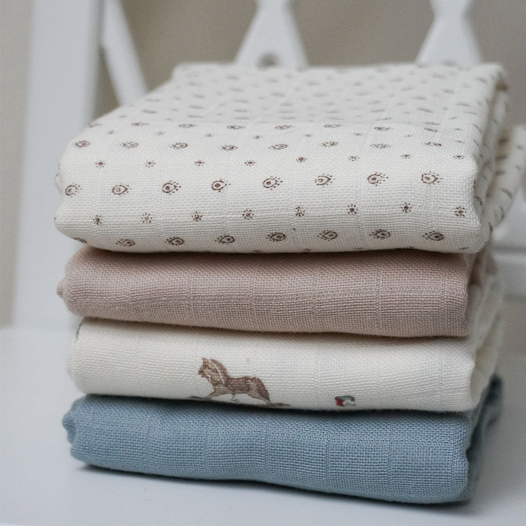 Lange imprimé en Mousseline, lot de 2 - GOTS - Rowan