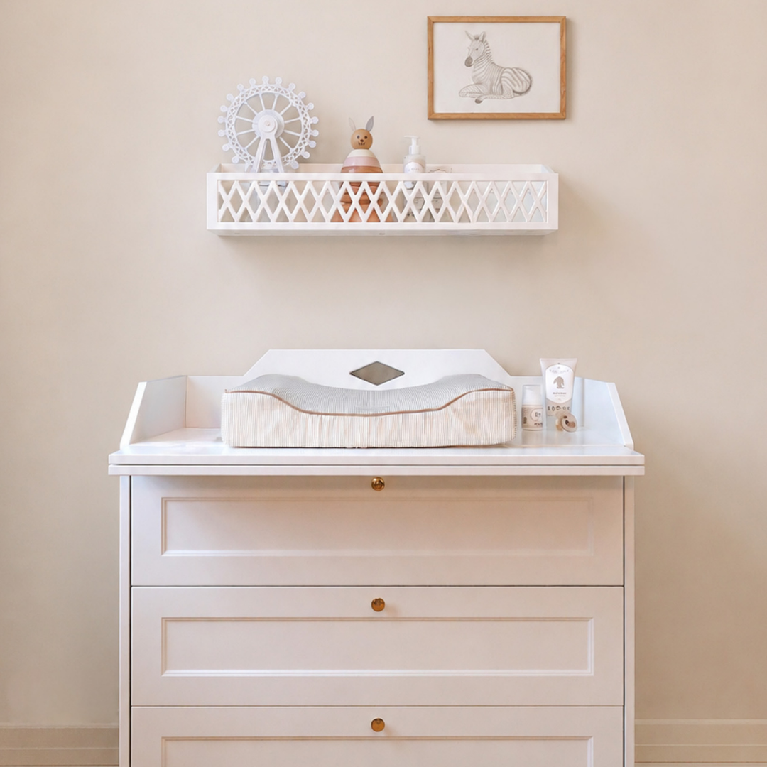 Commode table à langer Luca - Blanc