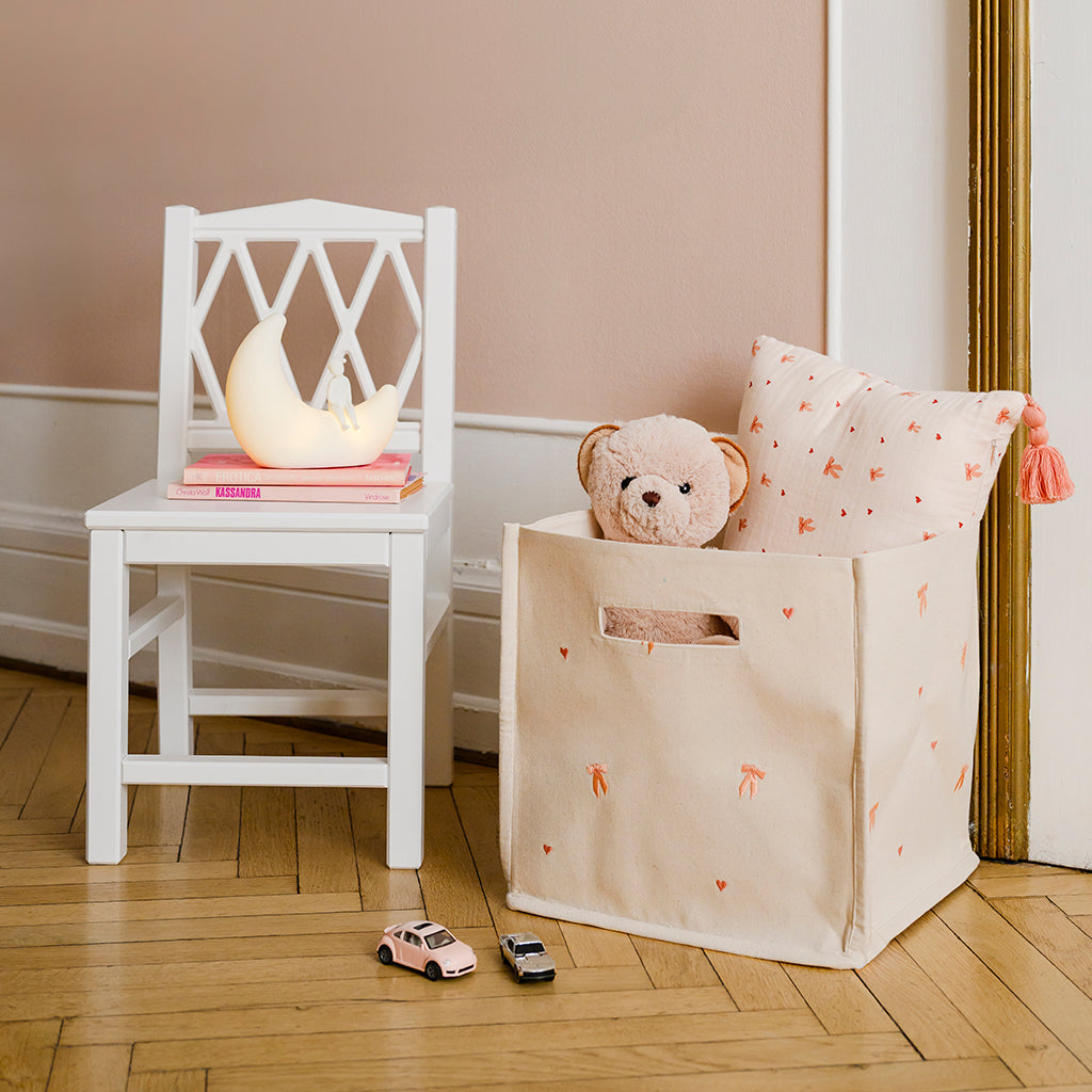 Panier de rangement Toile - GOTS - Bows