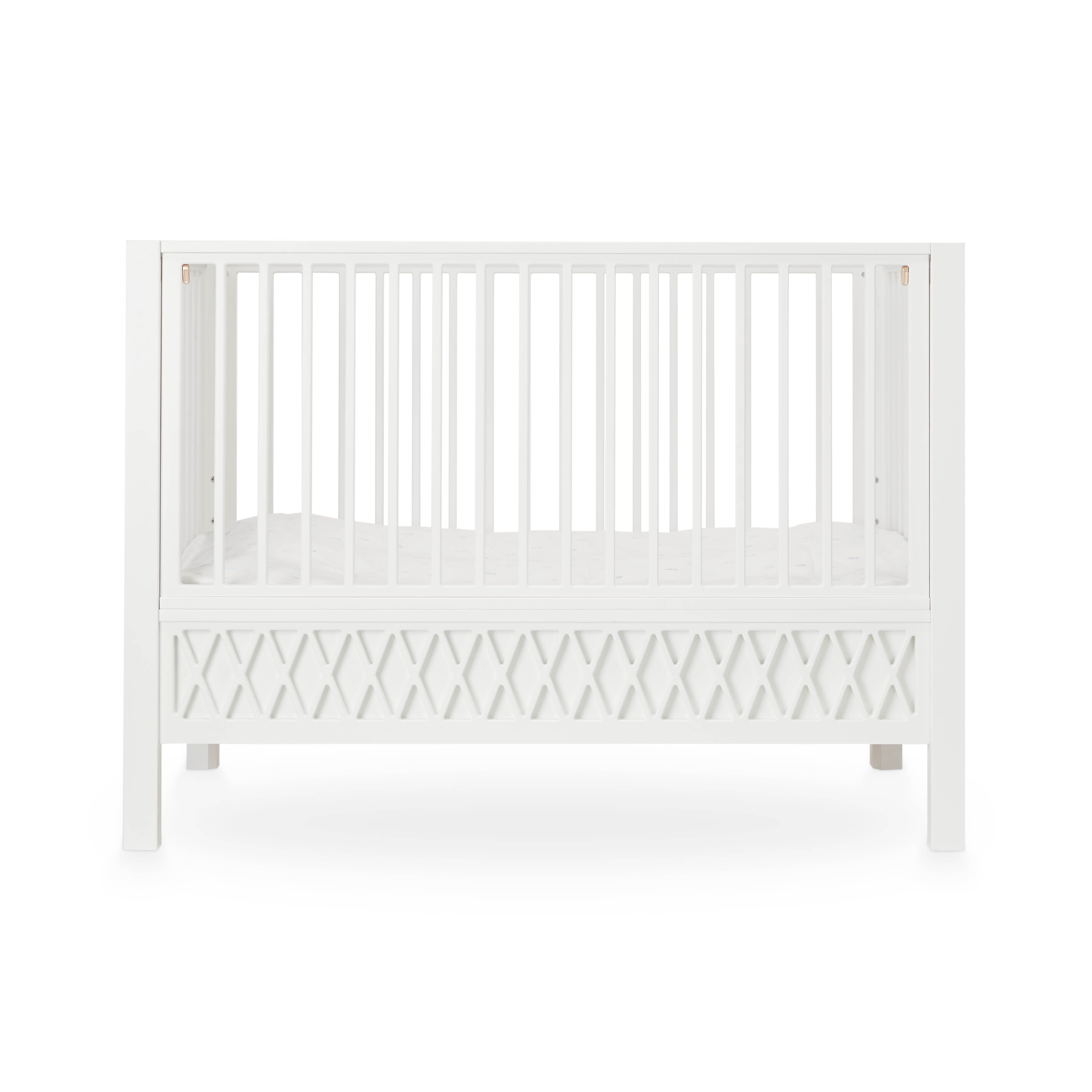 Harlequin Lits pour bébé60x120cm, FSC Mix - Blanc