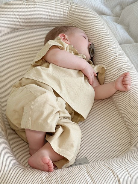 Baby Nest - OCS - Classic Stripes Camel