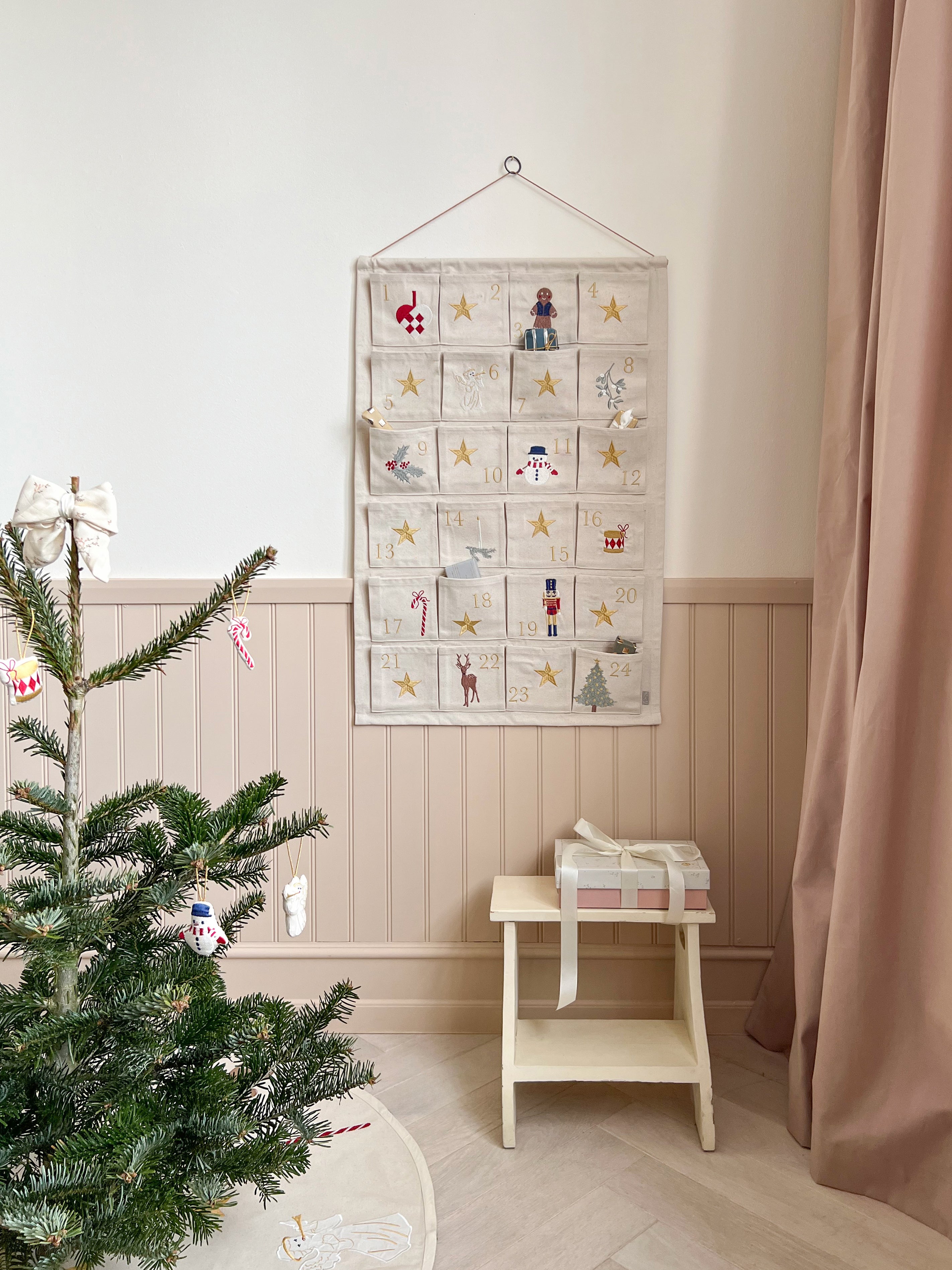 Ensemble D'Ornements De Noël - GOTS - Bonhomme De Neige