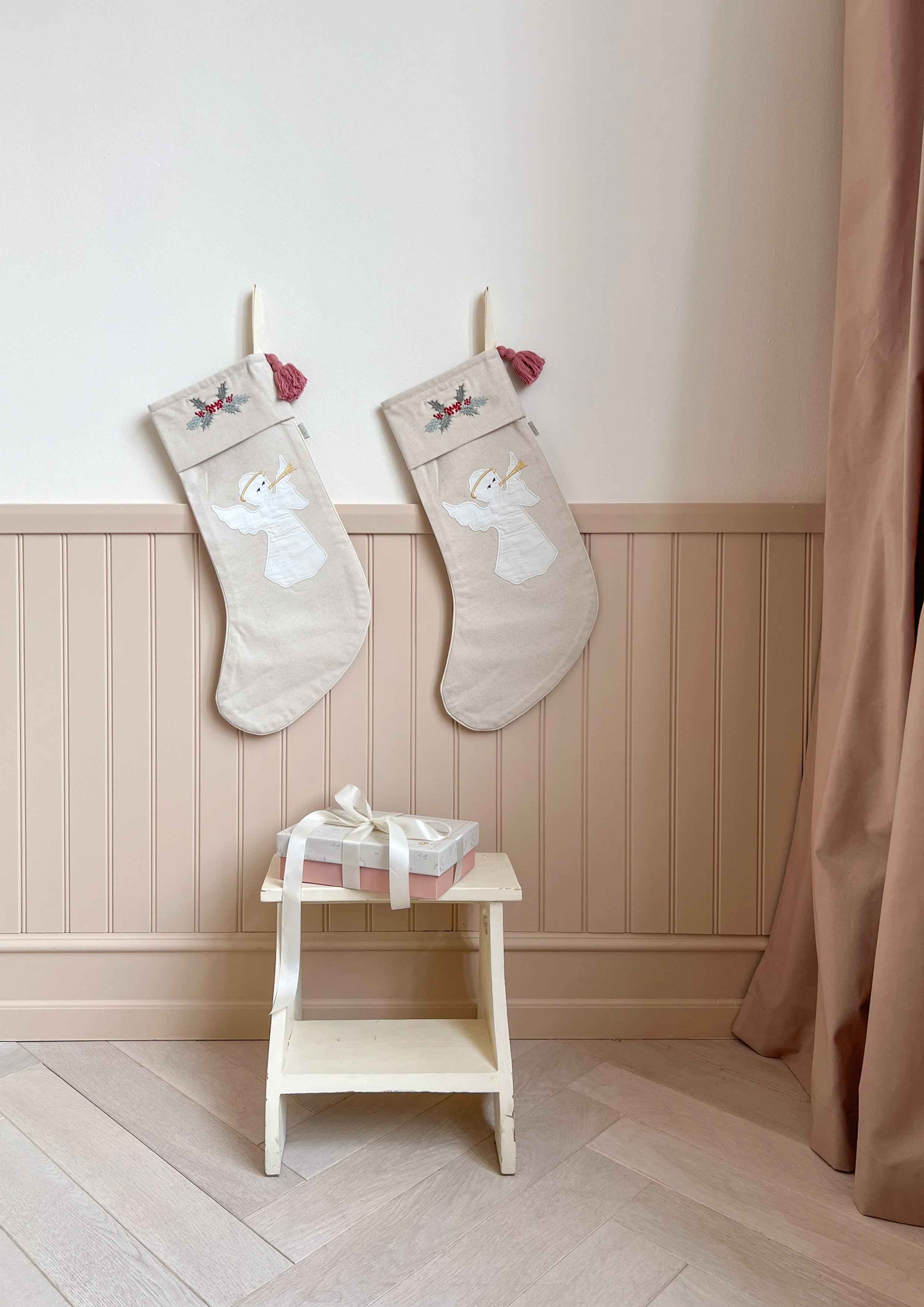 Chaussette De Noël - GOTS - Ange