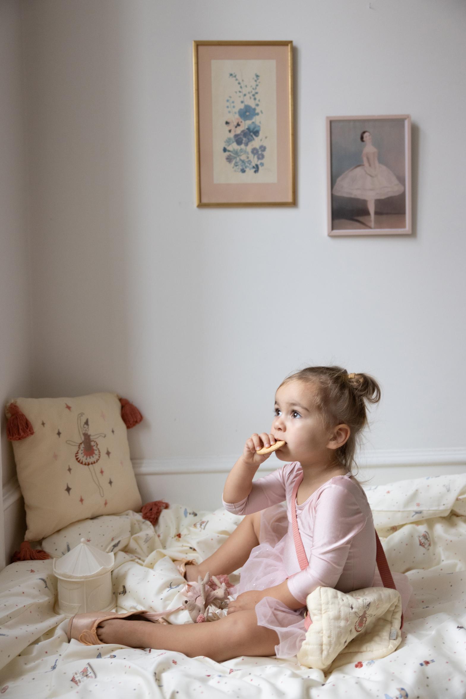 Embroidered Cushion - OCS - Ballerina