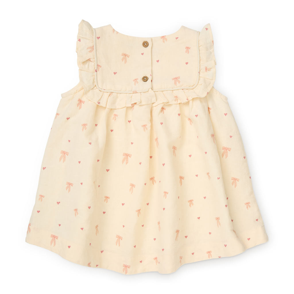 Robe Betty - GOTS - Bows