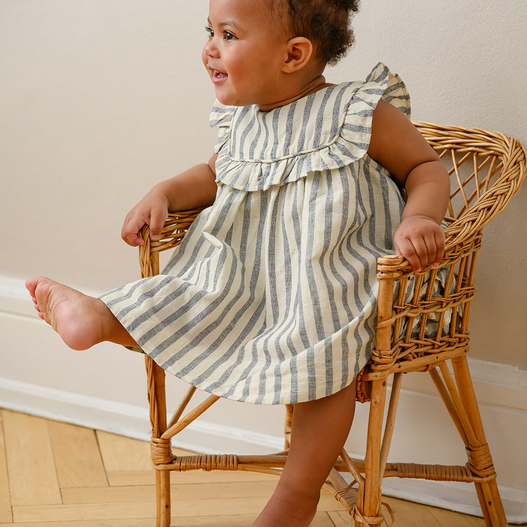 Robe Betty, 98 cm - GOTS - Summer Stripes