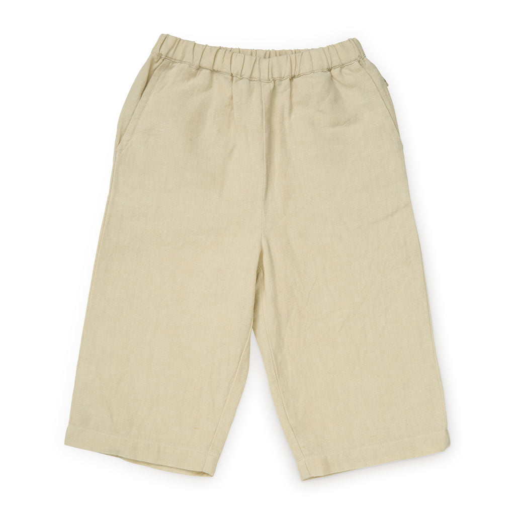 Pantalon Vilde - GOTS - Beige Linen