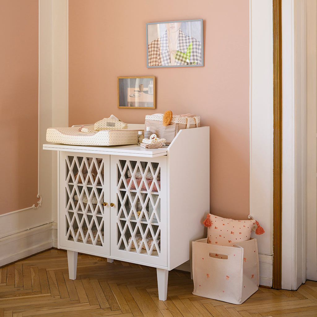 Panier de rangement Toile - GOTS - Bows