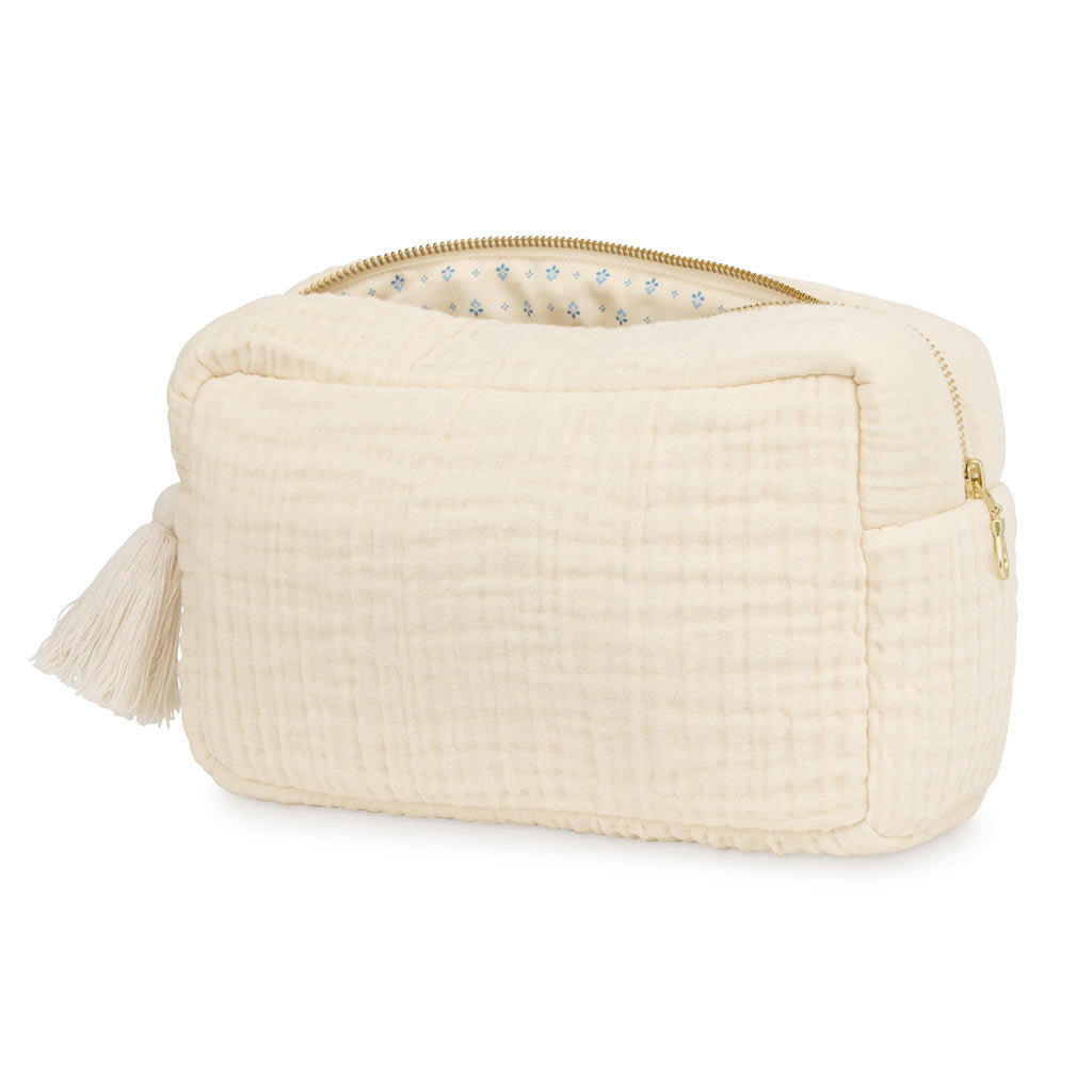 Muslin Toiletry Bag - OCS - Antique White