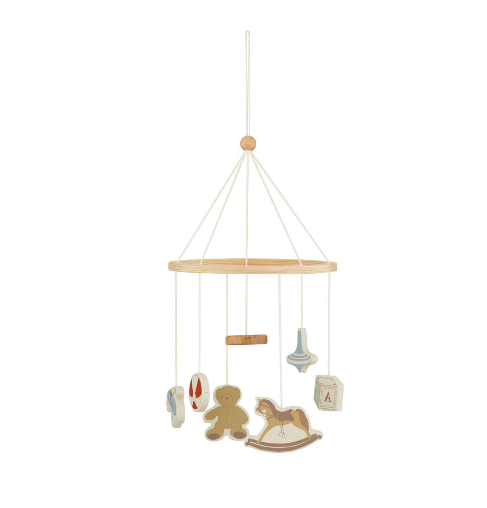 Mobile en bois - Vintage Toys
