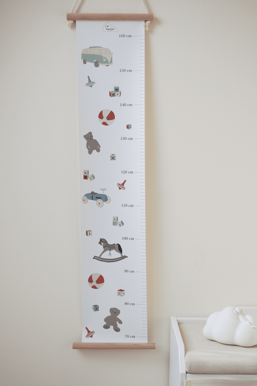 Toise en papier - Vintage Toys