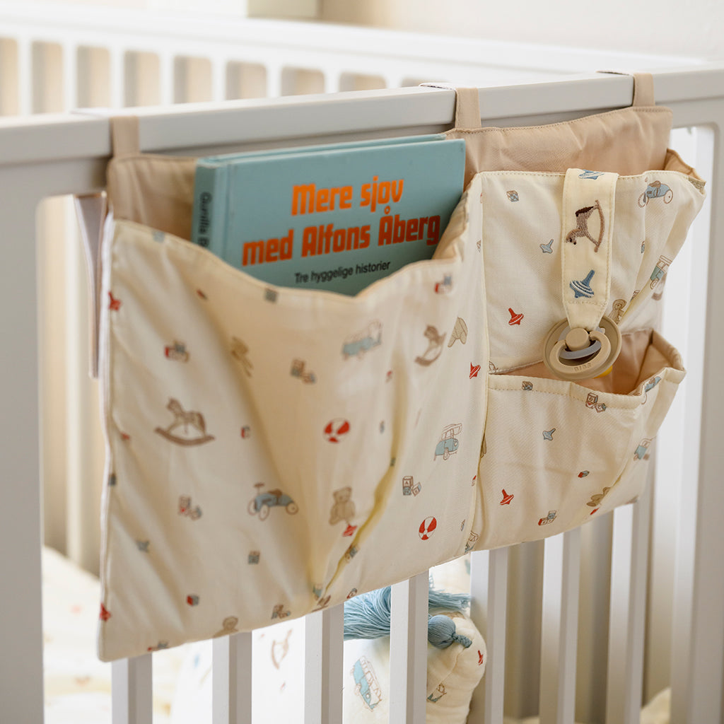 Pochette de rangement pour lit bébé - OCS - Vintage Toys