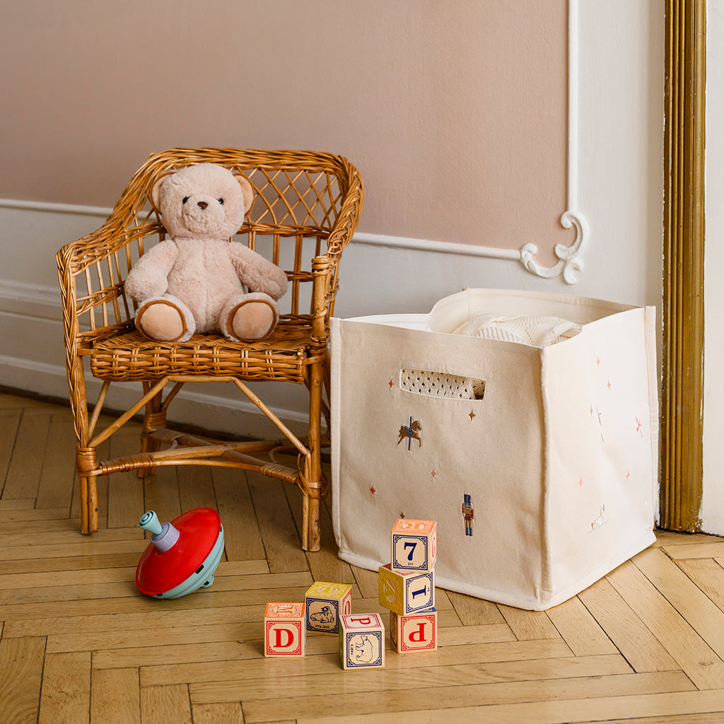 Panier de rangement Toile - GOTS - Carousel