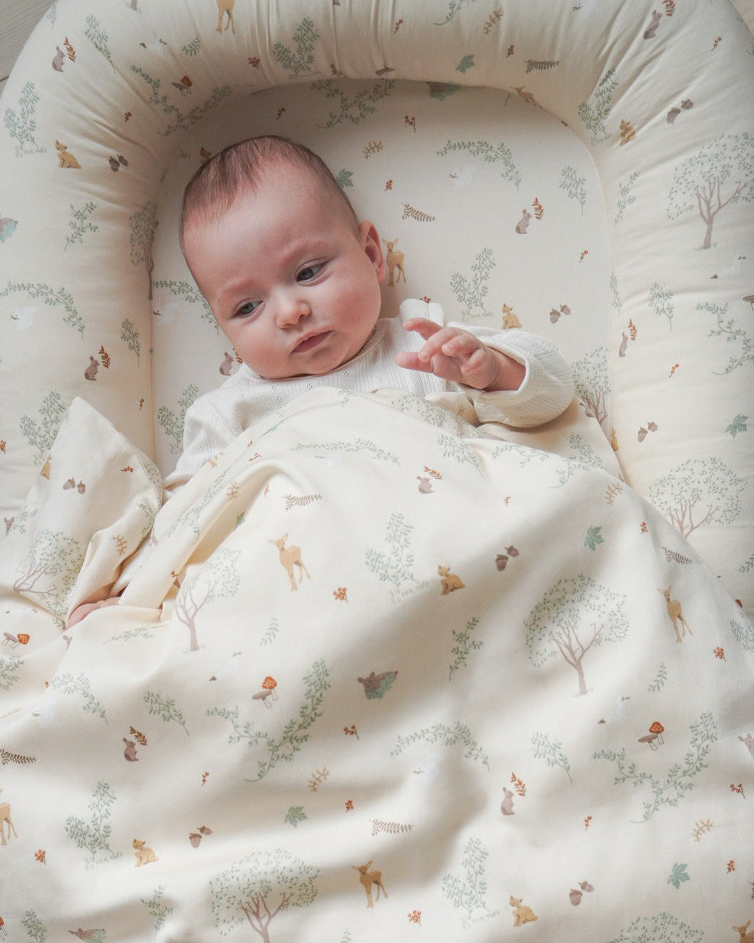 Bedding Set, Junior, 100x140cm - GOTS - Woodland