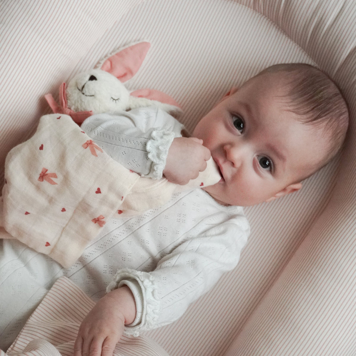 Baby Nest - OCS - Classic Stripes Rose