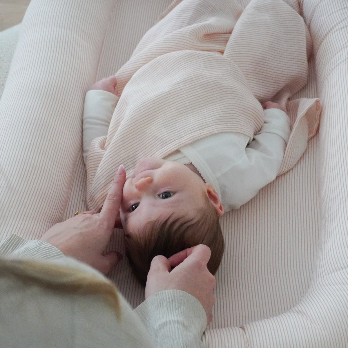 Baby Nest - OCS - Classic Stripes Rose