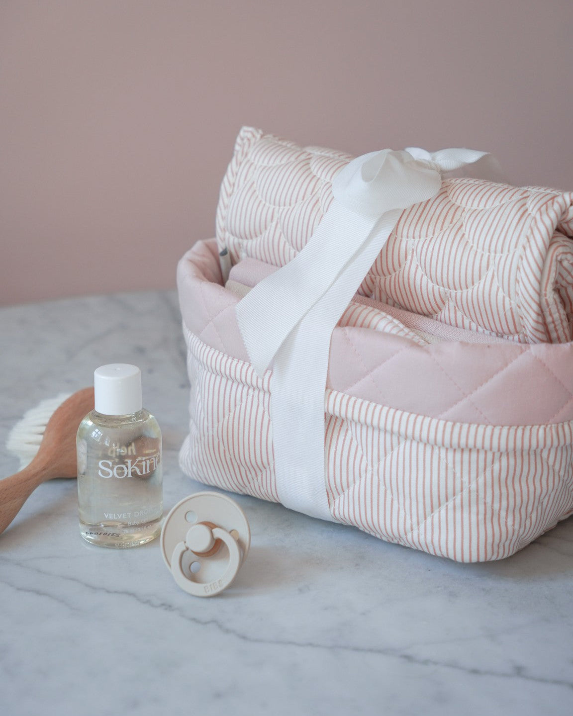Baby Care Gift Set - OCS - Classic Stripes Rose