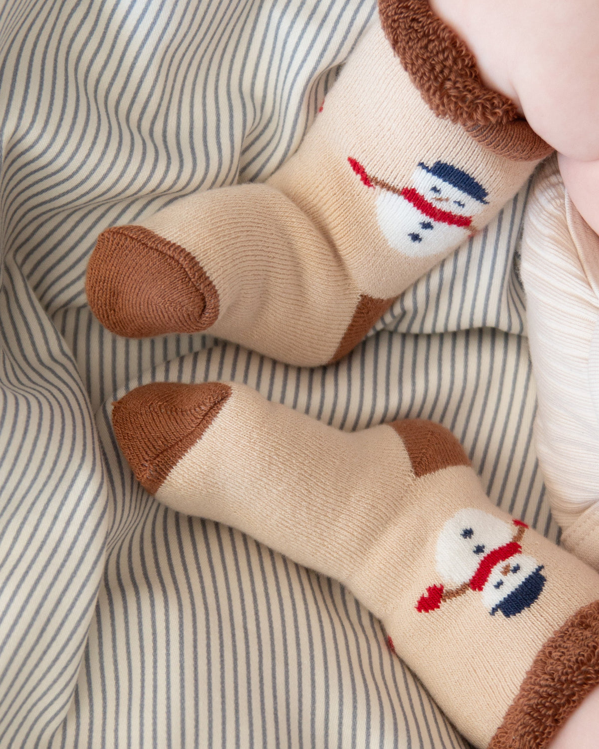 Chaussettes en Éponge Safi, 13-15 - Snowman - 3 Pack