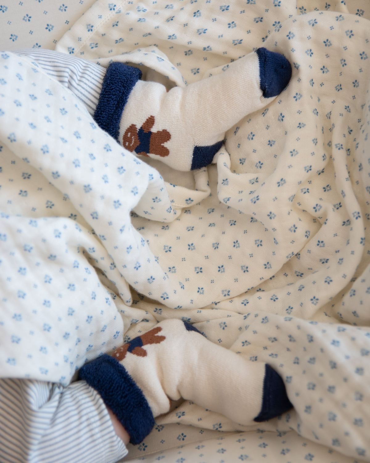 Chaussettes en Éponge Safi, 13-15 - Snowman - 3 Pack